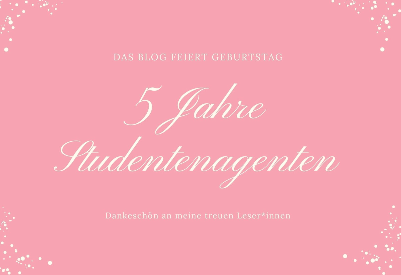 5 Jahre Studentenagenten – was war, was wird?